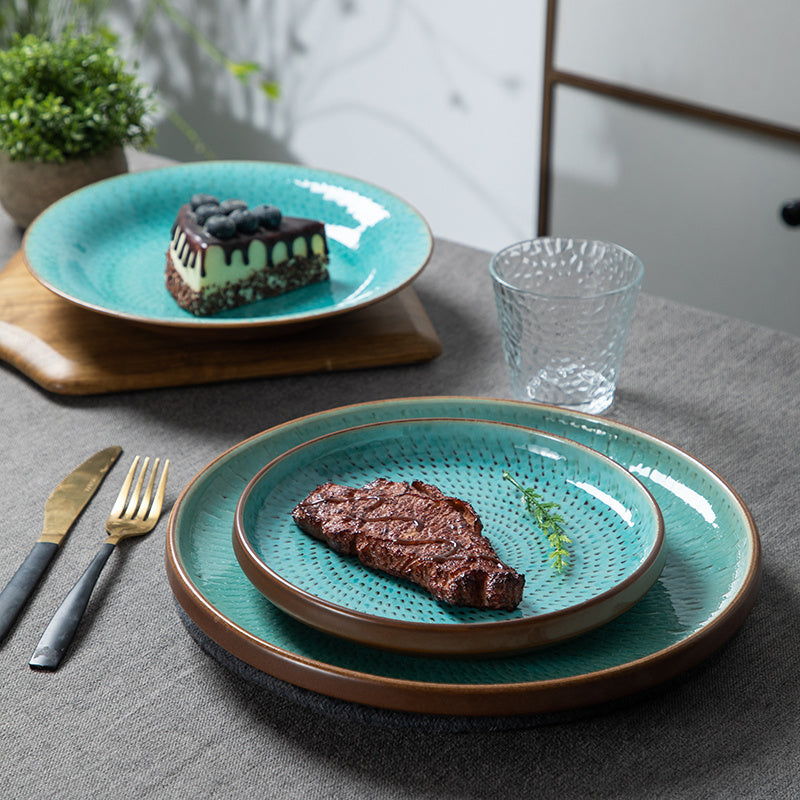 Steak Dinner Plate Household Ceramic Western Dinner Plate