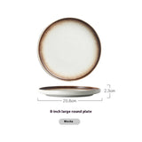 Steak Plate Ceramic Household Dinner Plate
