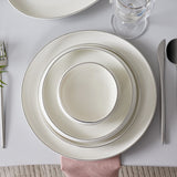 Platinum Pearl 59-Piece Dinnerware Set for 12