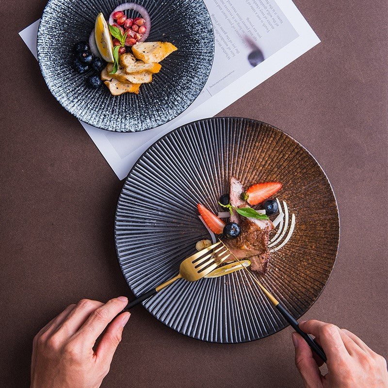 Steak Dinner Plate Household Ceramic Western Dinner Plate