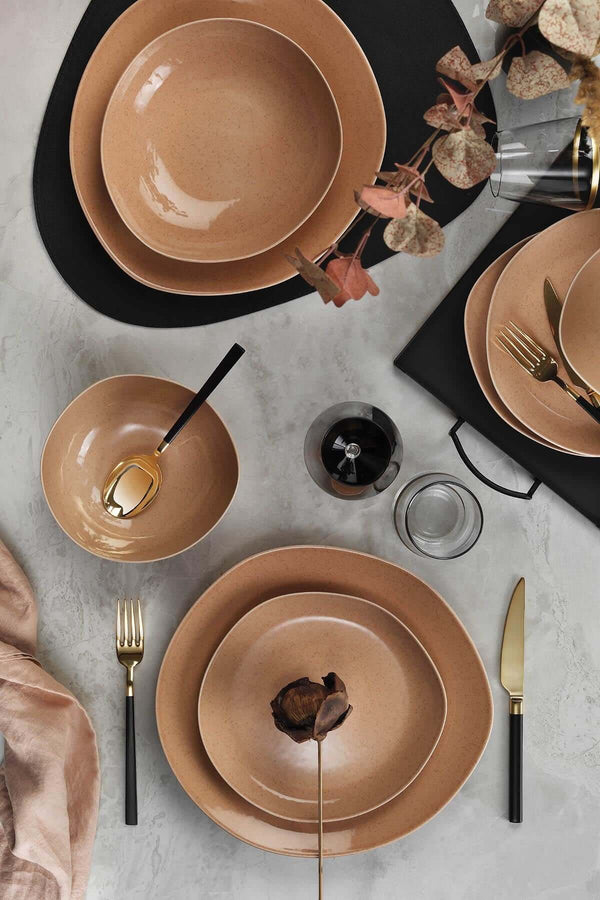 SOHO Elegance – 24-Piece Porcelain Dinnerware Set