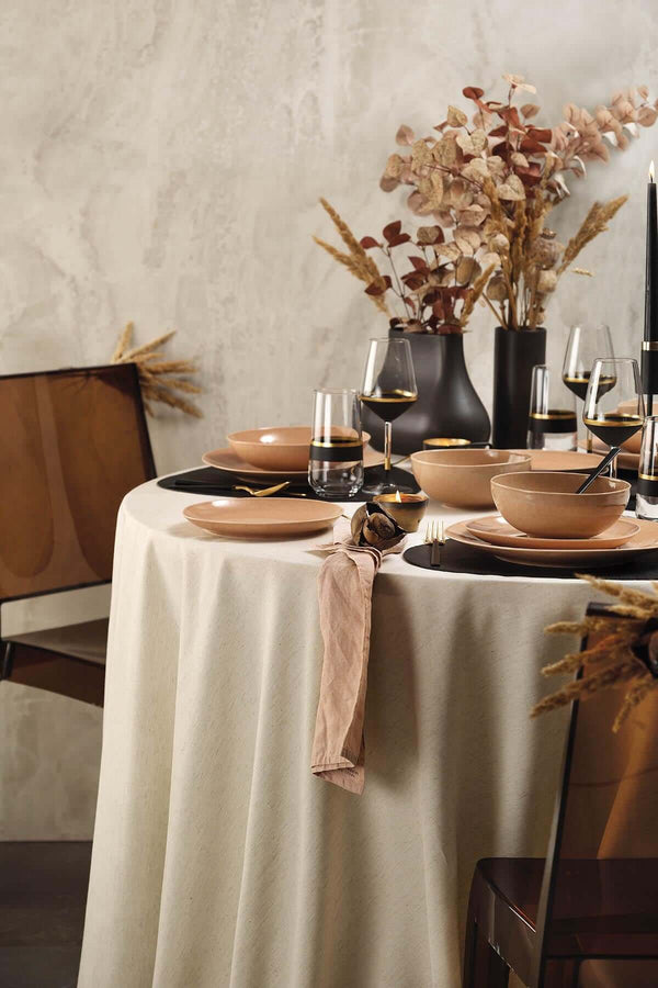 SOHO Elegance – 24-Piece Porcelain Dinnerware Set