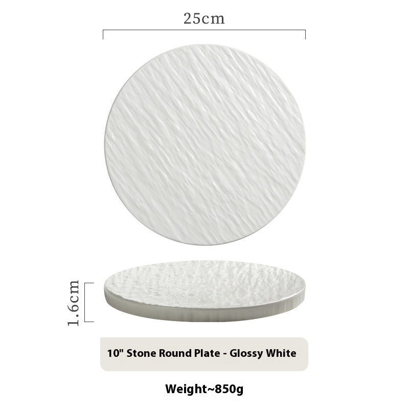Porcelain Dinner Plate Household Hotel Steak Plate