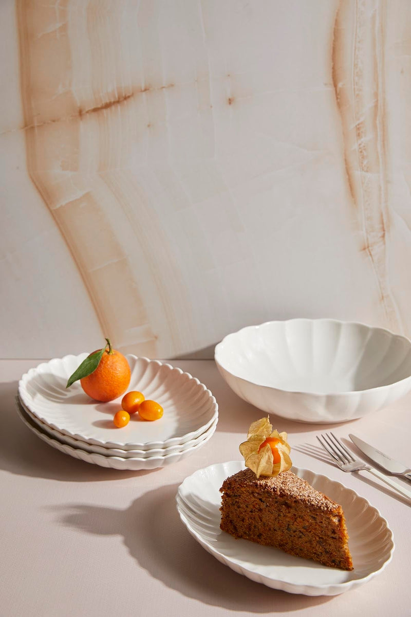 Ivory Bliss – 27-Piece Porcelain Dinnerware Set for 6