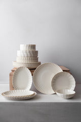 Ivory Bliss – 27-Piece Porcelain Dinnerware Set for 6